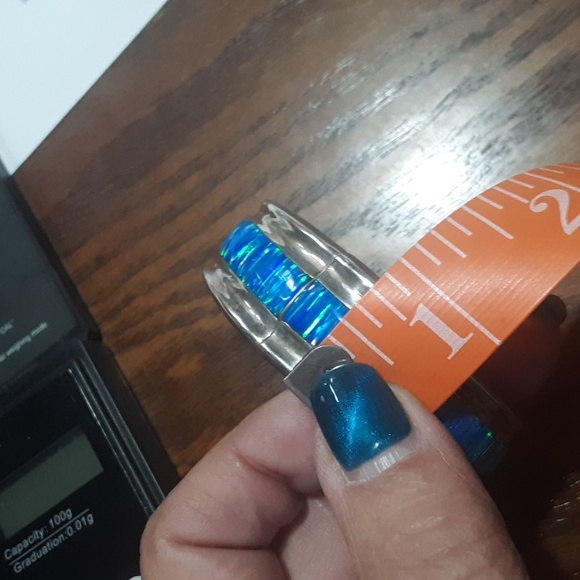 Bangle Bracelet .925 Sterling Silver - Picture 10 of 10